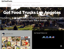 Tablet Screenshot of gotfoodtrucks.com